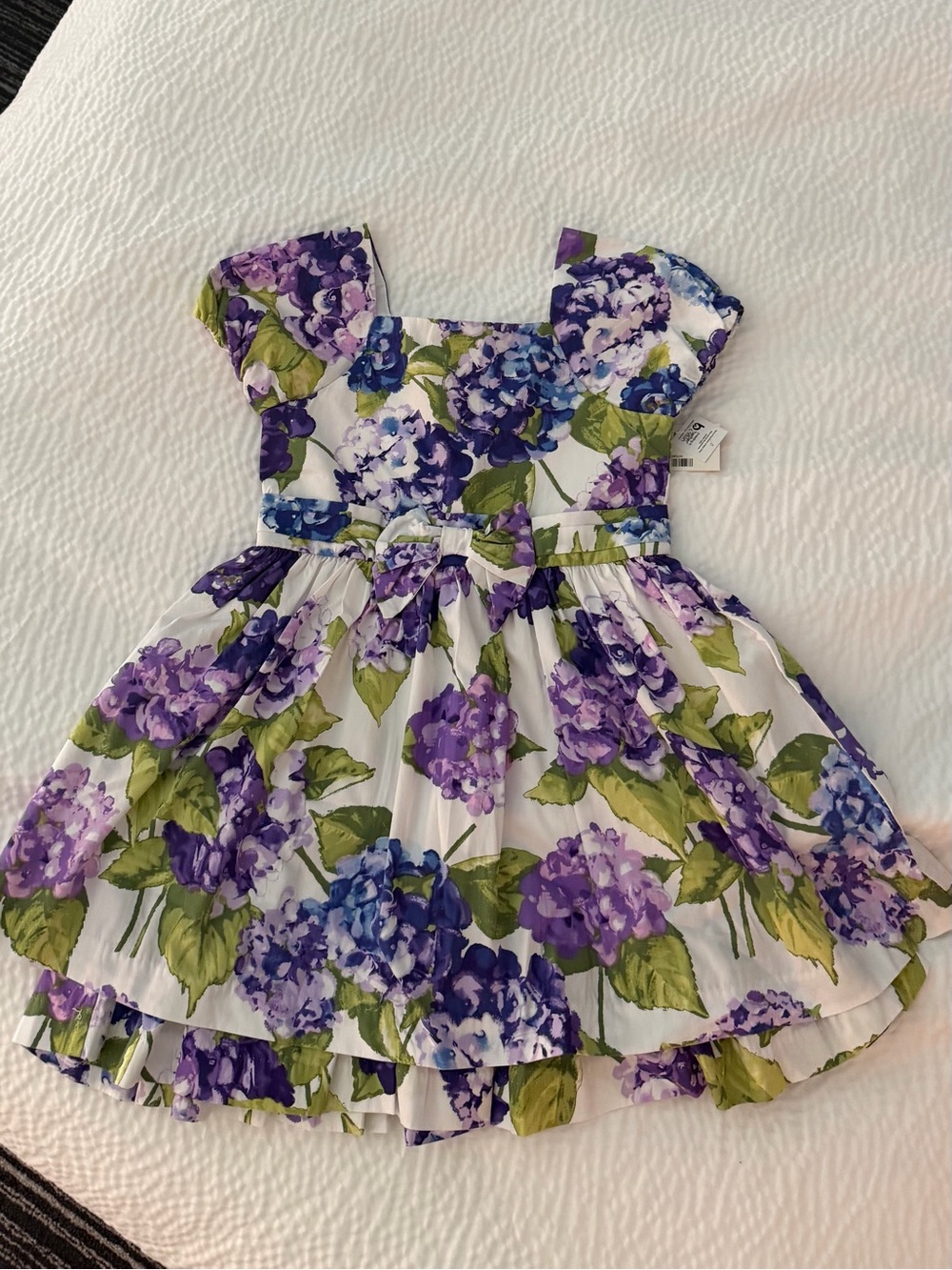 Gymboree Dress Floral White & Purple